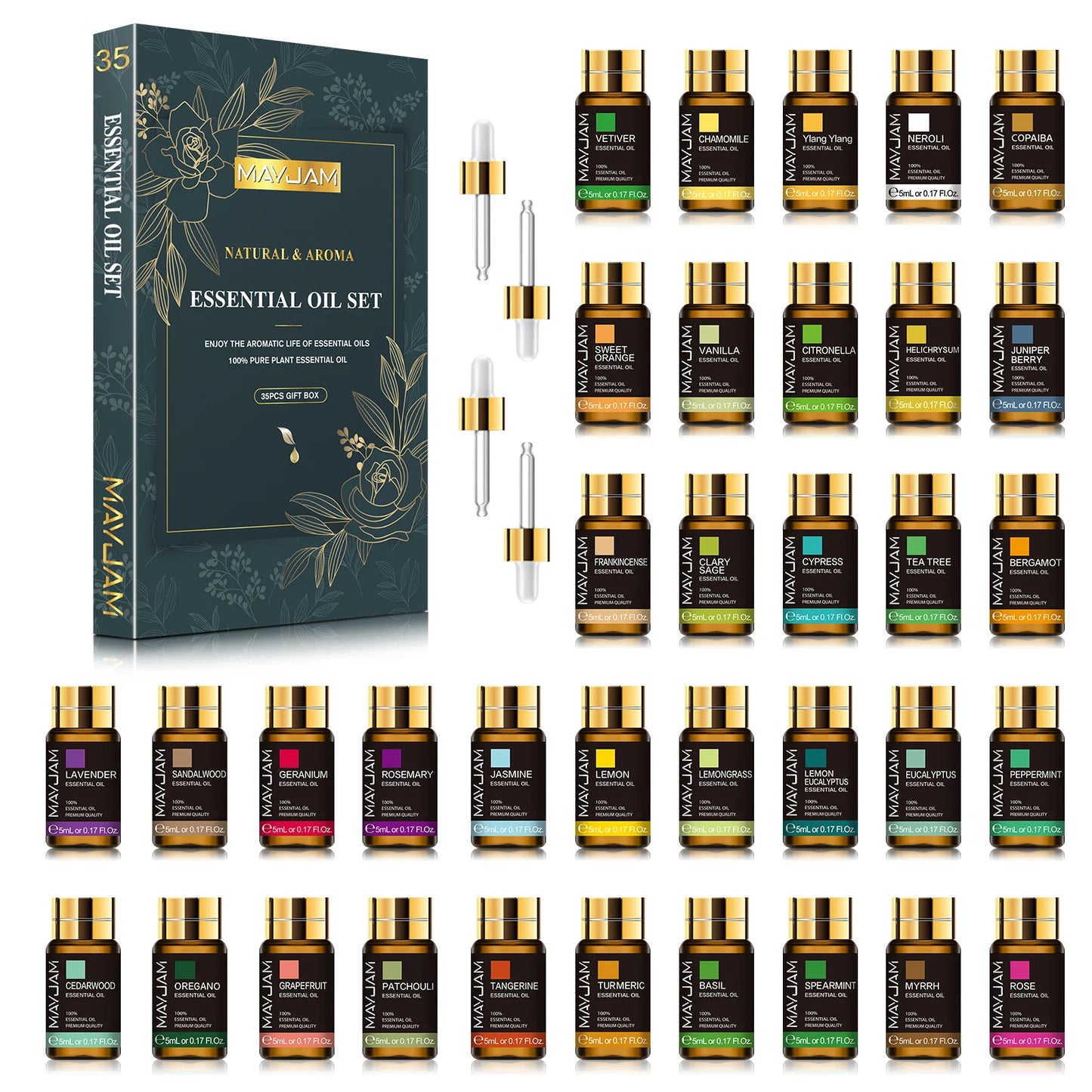 35 Aceites esenciales PREMIUM